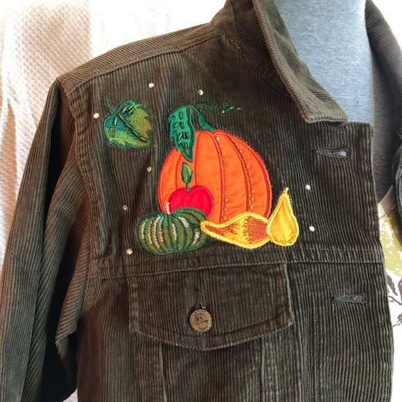FALL CORNUCOPIA JACKET by Quacker Factory Sz. MED - Picture 2 of 6